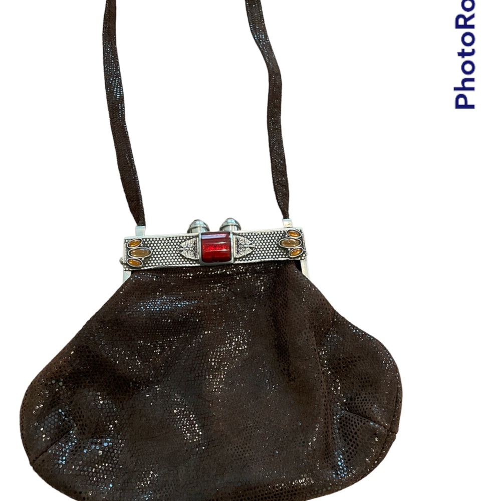 Handbag 5" Filigree Pewter FramedHandbag